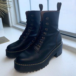 Dr Martens Leona Leather Boots